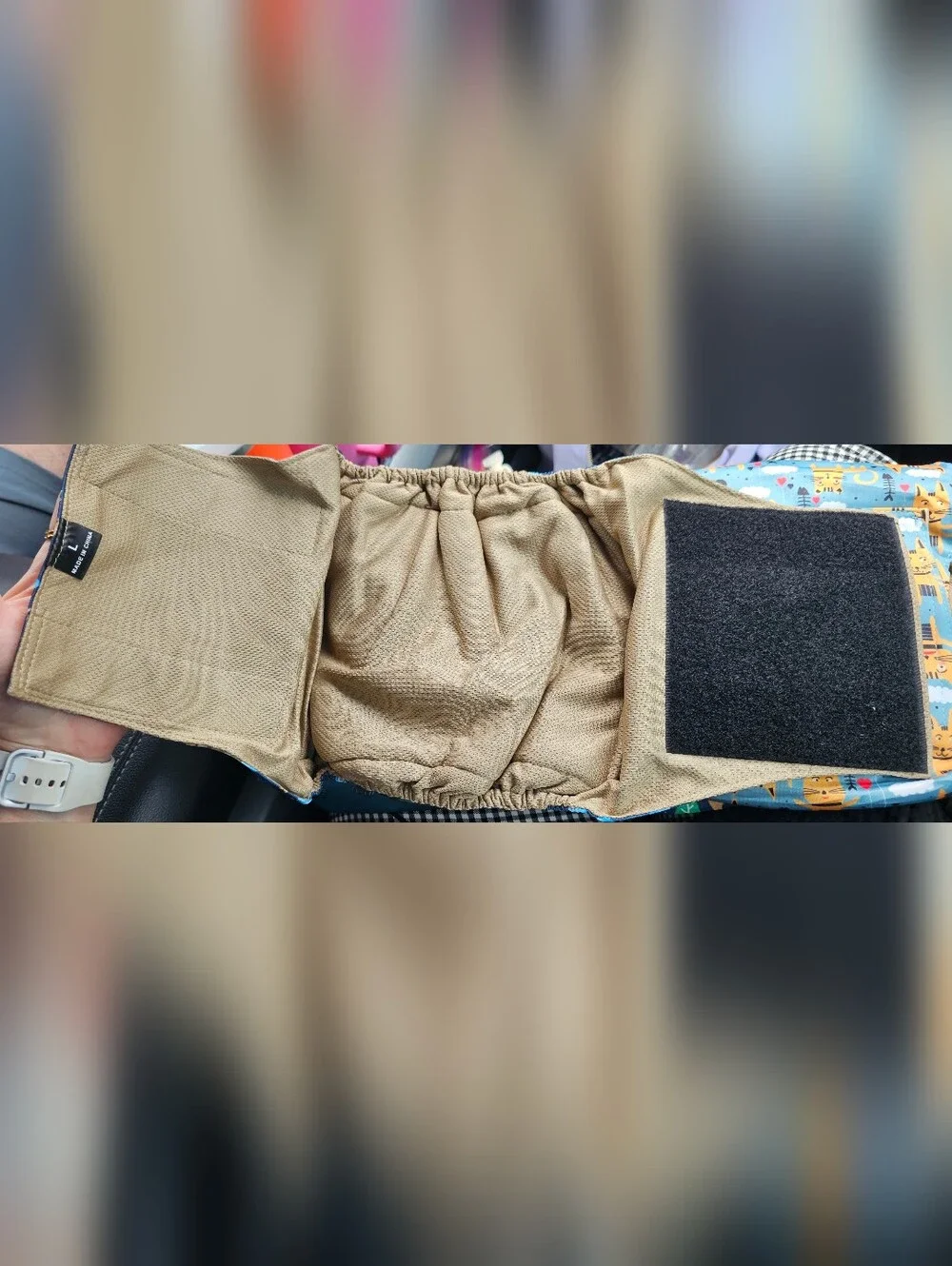 Padded Belly Bands For Male Dogs Size Large